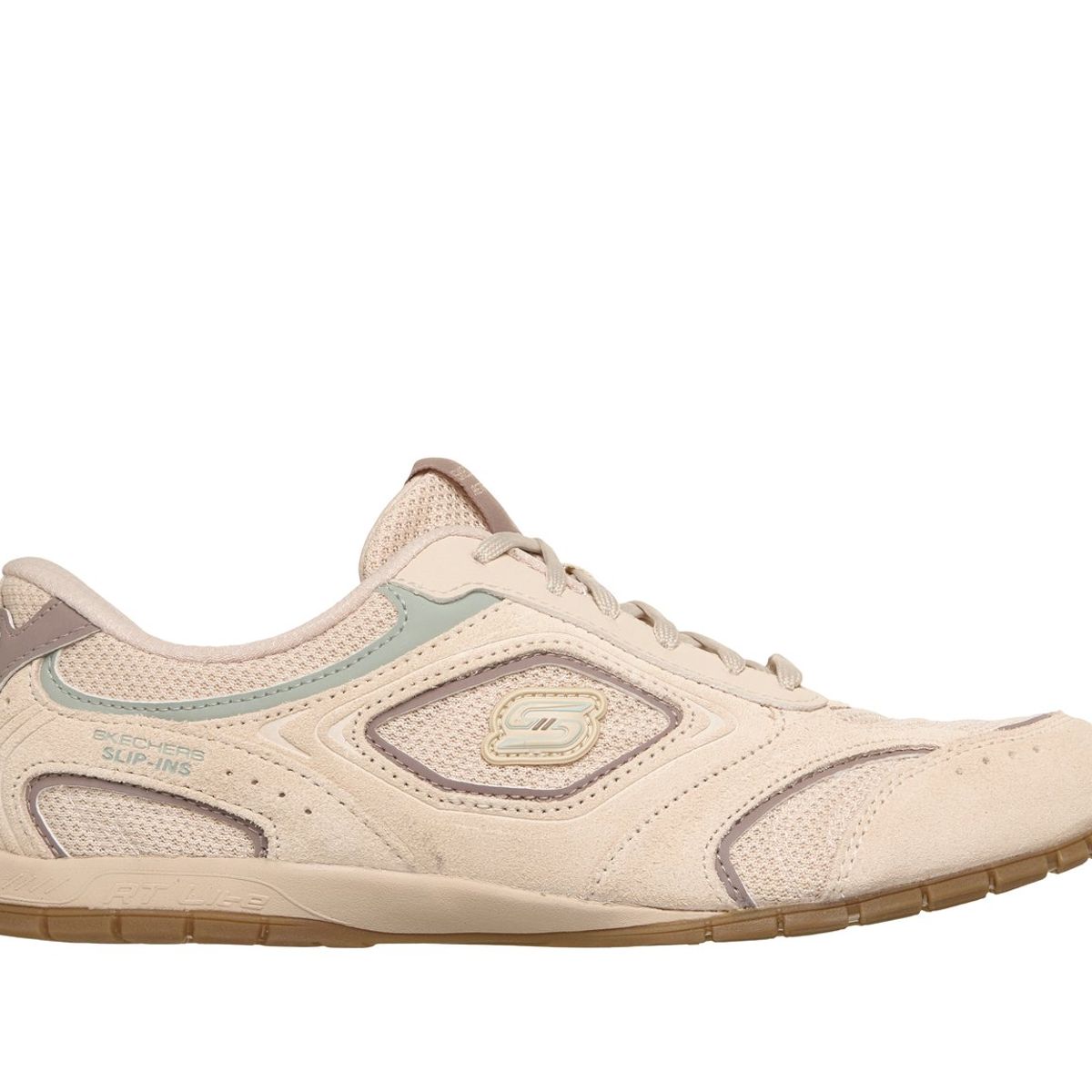 SKECHERS - Zapatillas Mujer Slip-ins Retro Lite Beige Skechers
