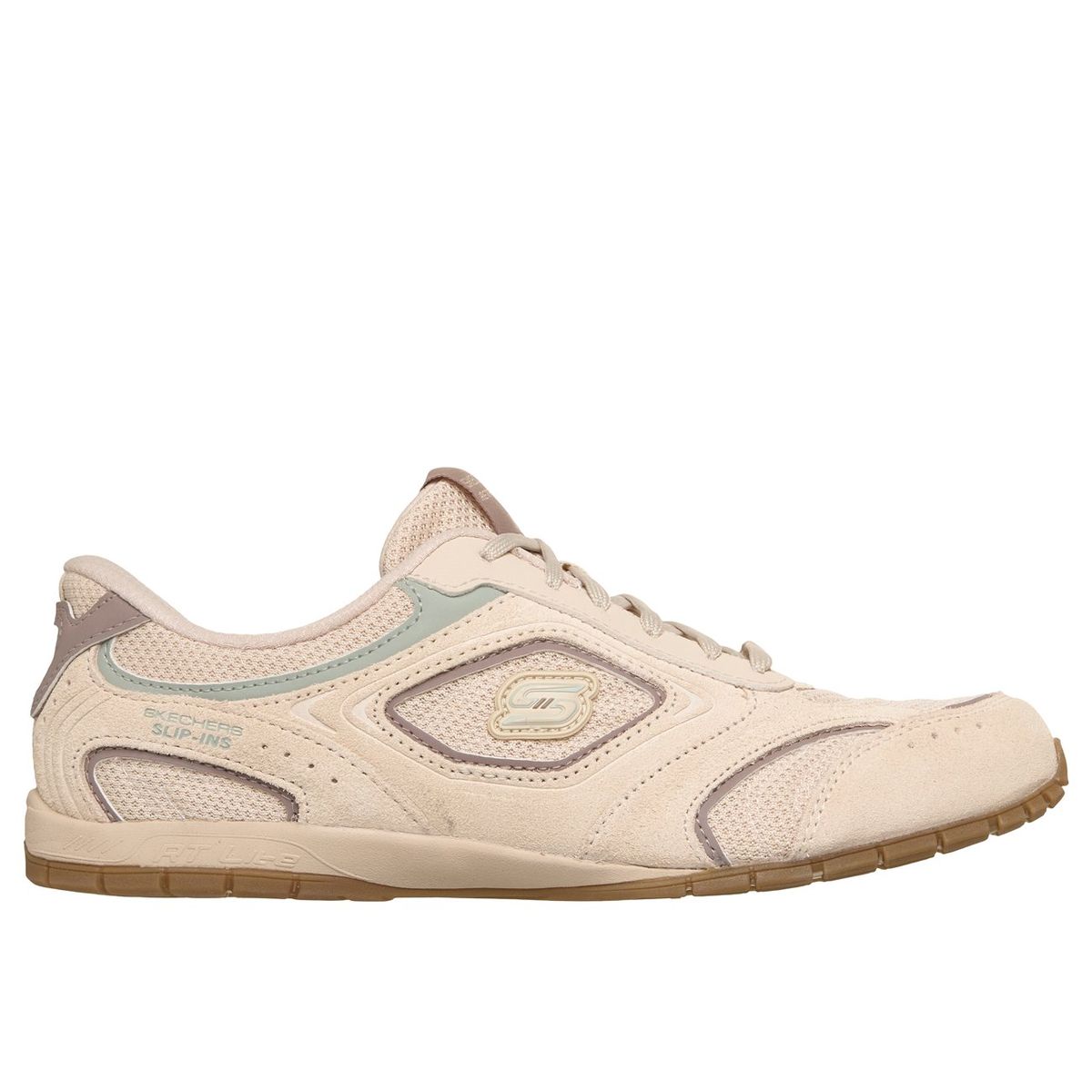SKECHERS - Zapatillas Mujer Slip-ins Retro Lite Beige Skechers