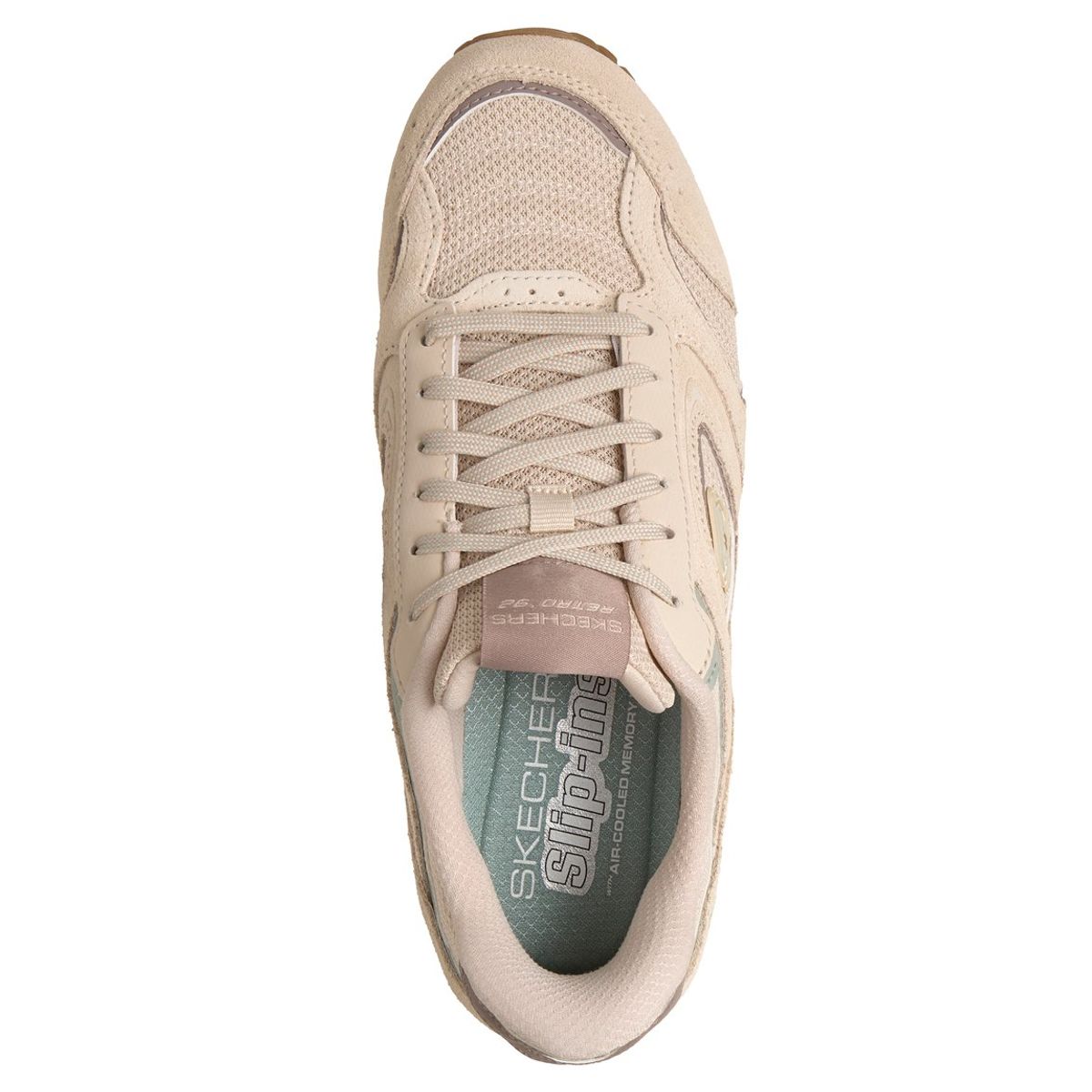 SKECHERS - Zapatillas Mujer Slip-ins Retro Lite Beige Skechers