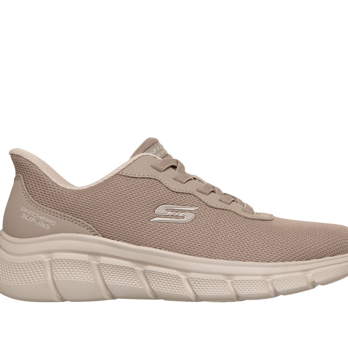 SKECHERS - Zapatillas Mujer Slip-ins Bobs B Flex Gris Skechers