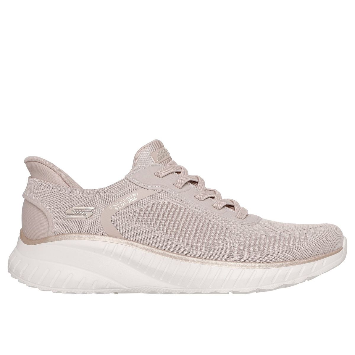 SKECHERS - Zapatillas Mujer Slip-ins Bobs SC Current Muse Beige Skechers