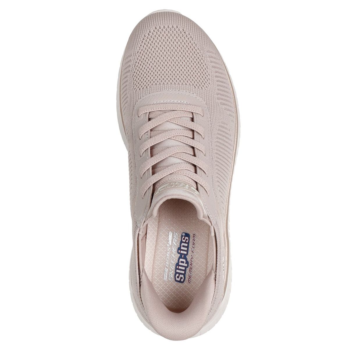 SKECHERS - Zapatillas Mujer Slip-ins Bobs SC Current Muse Beige Skechers