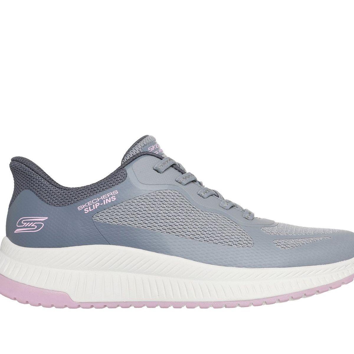 SKECHERS - Zapatillas Mujer Slip-ins Bobs S4 Staple Look Gris Skechers