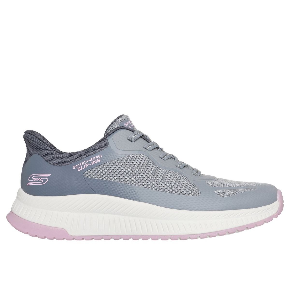 SKECHERS - Zapatillas Mujer Slip-ins Bobs S4 Staple Look Gris Skechers