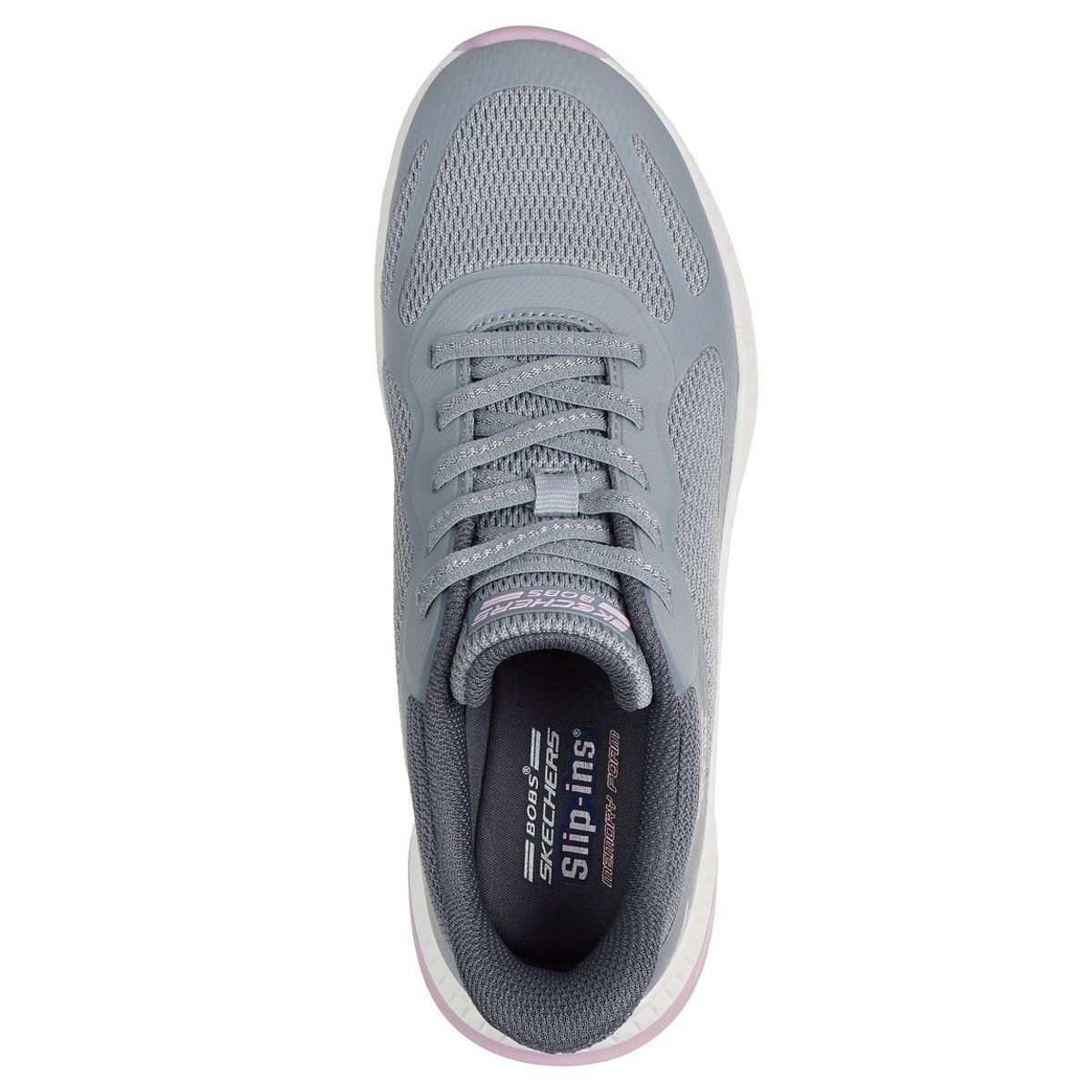 SKECHERS - Zapatillas Mujer Slip-ins Bobs S4 Staple Look Gris Skechers