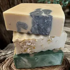 GENERICO - PACK 3 JABONES ARTESANALES LECHE DE BURRA Y AVENA NATURALES HIDRATANTES