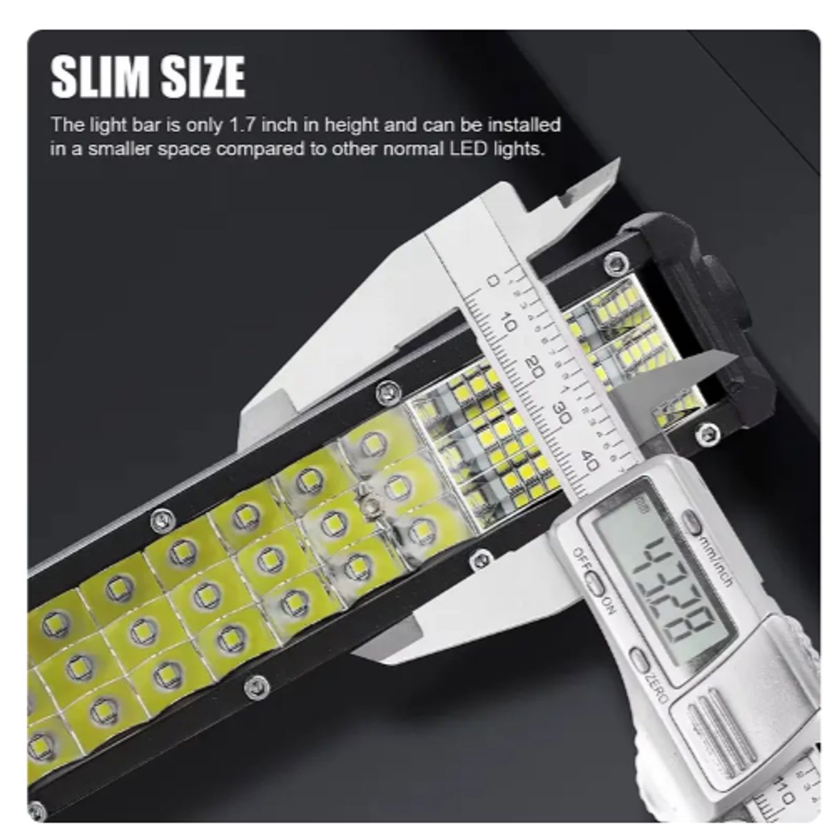 GENERICO - Barra Neblinero Led 468w 54cm Auto