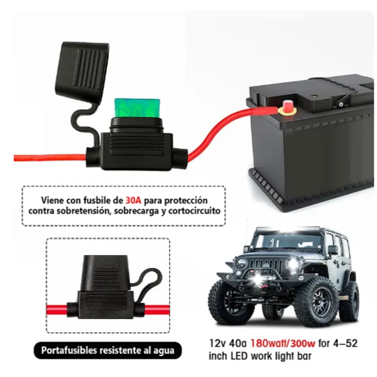GENERICO - Cableado De Control Remoto Para Luz Led Relé
