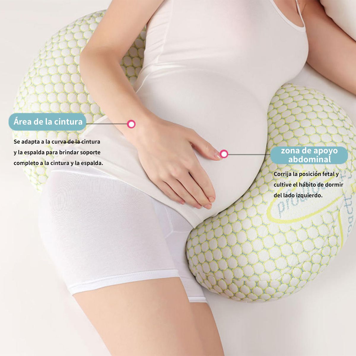 ATURE - Almohada Multifuncional De Apoyo Lumbar Para Embarazadas