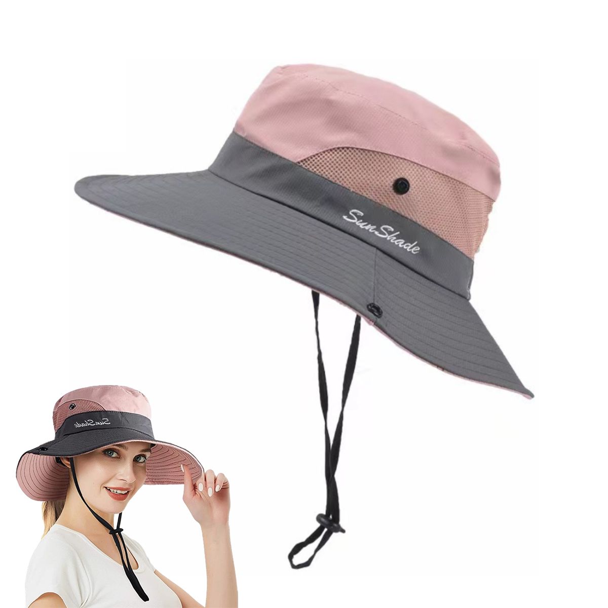 ATURE - Sombreros De Pesca De Sol Gorra De Boonía Ligera Unisexo