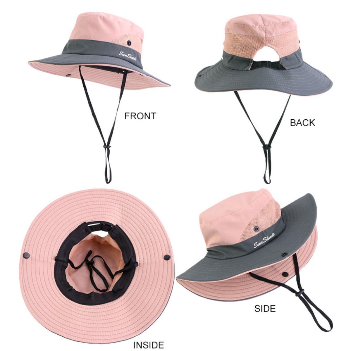 ATURE - Sombreros De Pesca De Sol Gorra De Boonía Ligera Unisexo