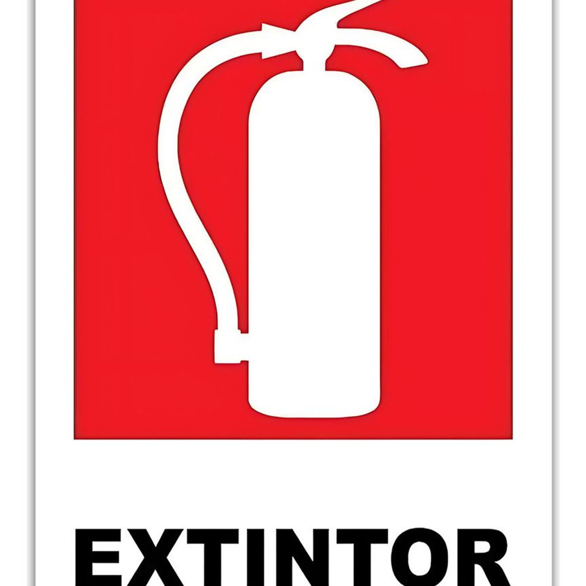 30x40cm Señal Seguridad Extintor Aluminio Escuela Hospital, marca GENERICO - Foto Principal