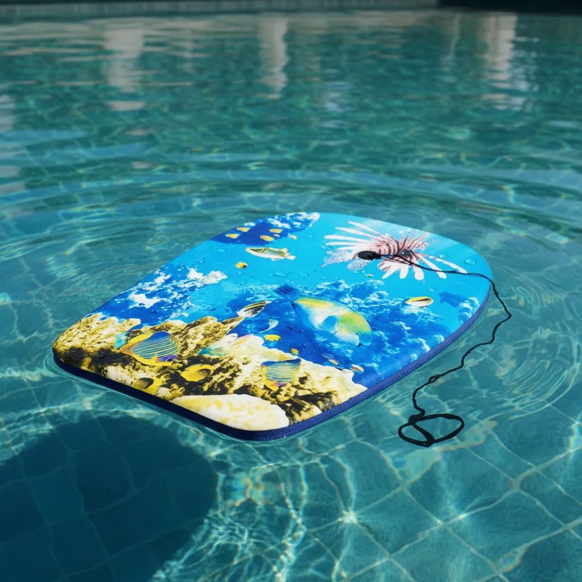 NO LOGO - Tabla Flotadaora Natación Infantil 66x 46x 5 Cms Oceano