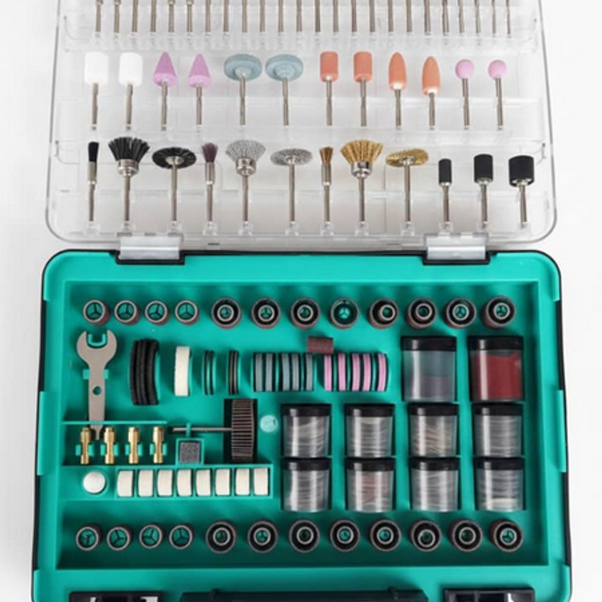 GENERICO - Kit Herramienta Multiproposito Accesorios Tipo Torno 392pcs