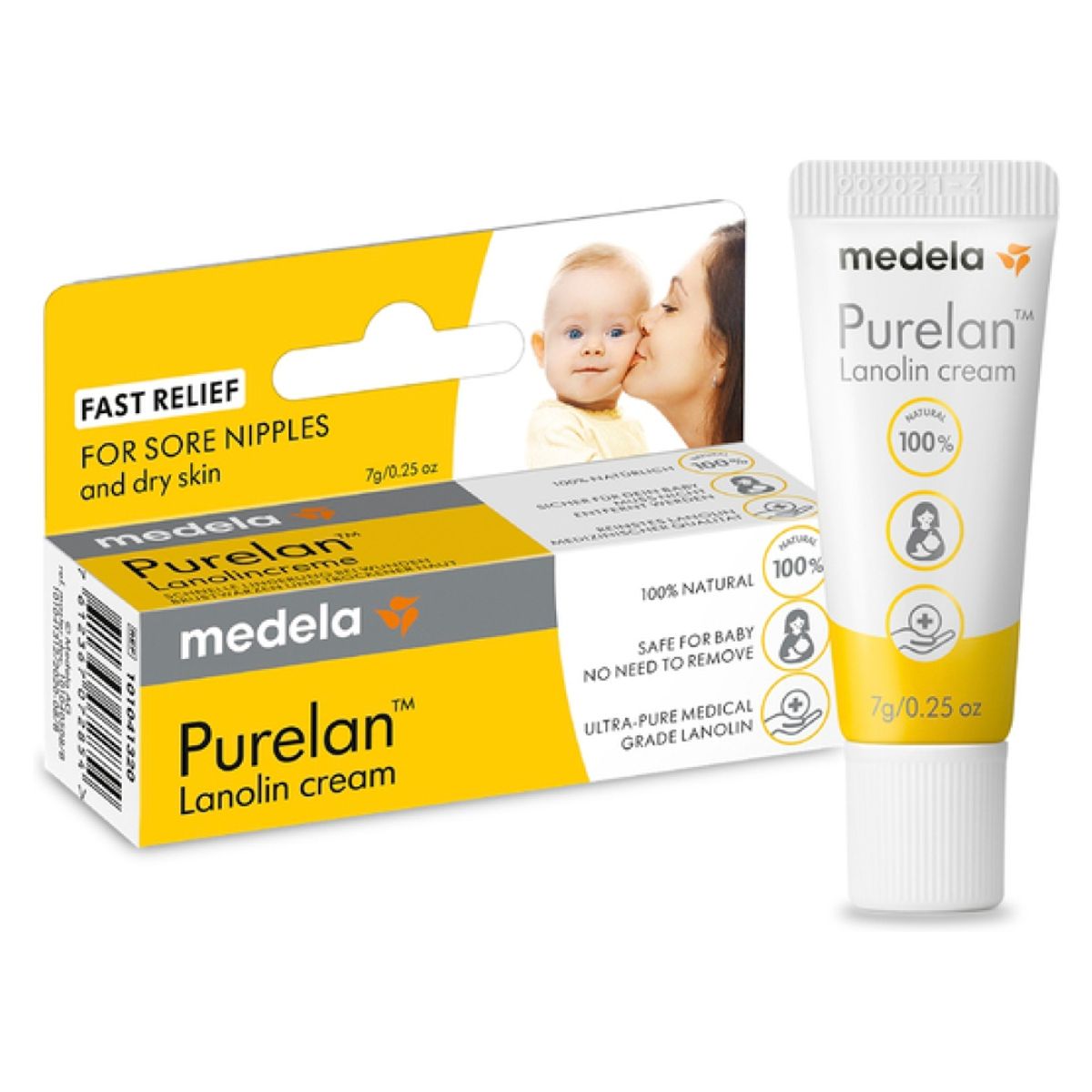 MEDELA - Crema De Lanolina Purelan 7Gr Medela