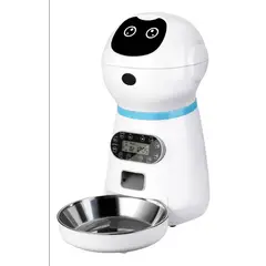 GENERICO - Comedero Automatico Robot Para Perros Y Gatos Dispensador Alimentos