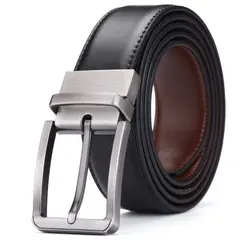 EINICIO - Cinturones De Piel Hombre Ajustable 27-40 Talla Regalos