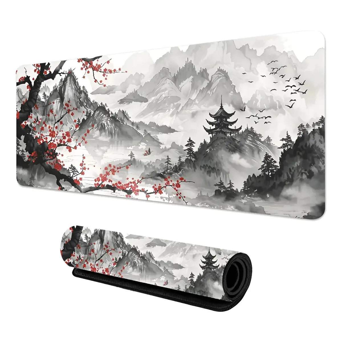 KUANGYE - Mouse Pad Antideslizante Alfombrilla Escritorio