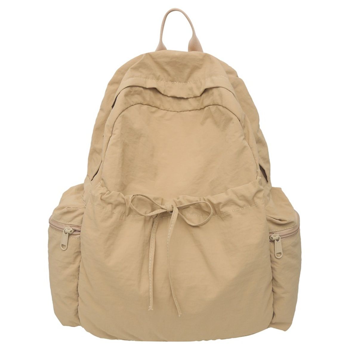 TIOZONEY - Mochila de nylon para mujer-Marrón