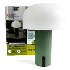 DRL LIGHTING - Lámpara Mushroom Interior Exterior Touch Rgb Ip44 Usb 7h Verde