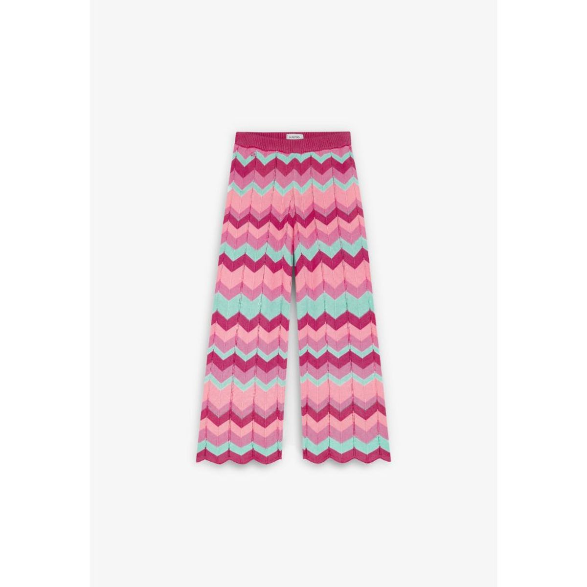 SCALPERS - PANTALÓN PUNTO ESTAMPADO ZIG ZAG