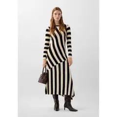 SCALPERS - VESTIDO PUNTO RAYAS