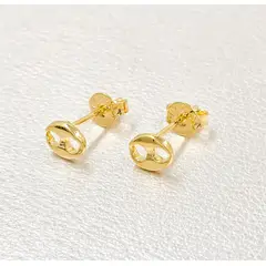 GENERICO - Arete Unisex Oro Laminado 18k