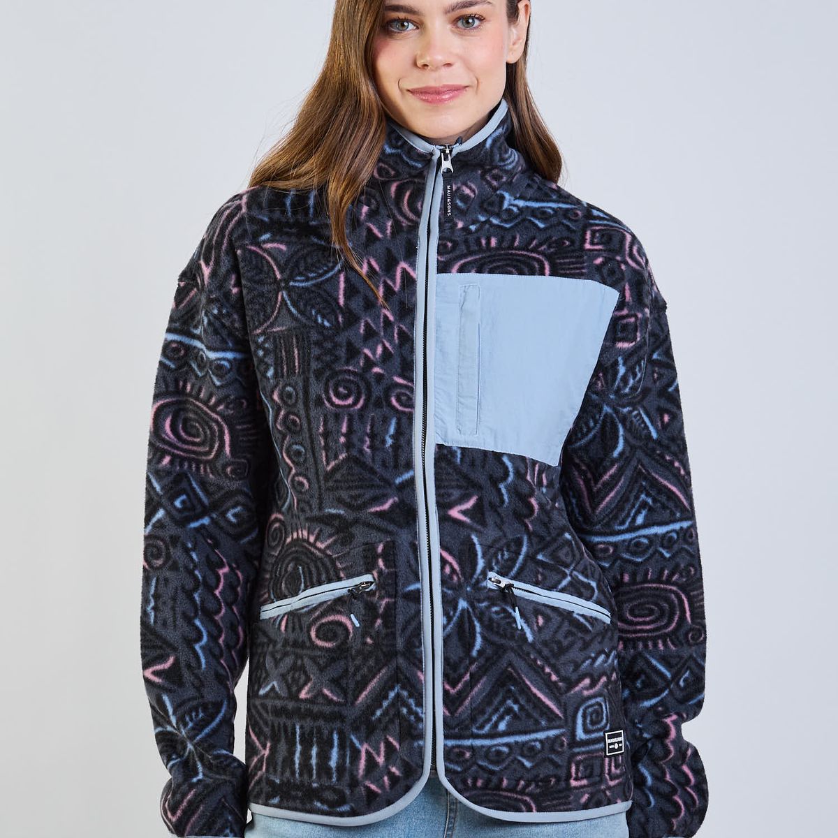 MAUI AND SONS - Poleron Polar Steel Multicolor Mujer Maui And Sons