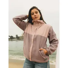 MAUI AND SONS - Poleron Polar Birch Morado Mujer