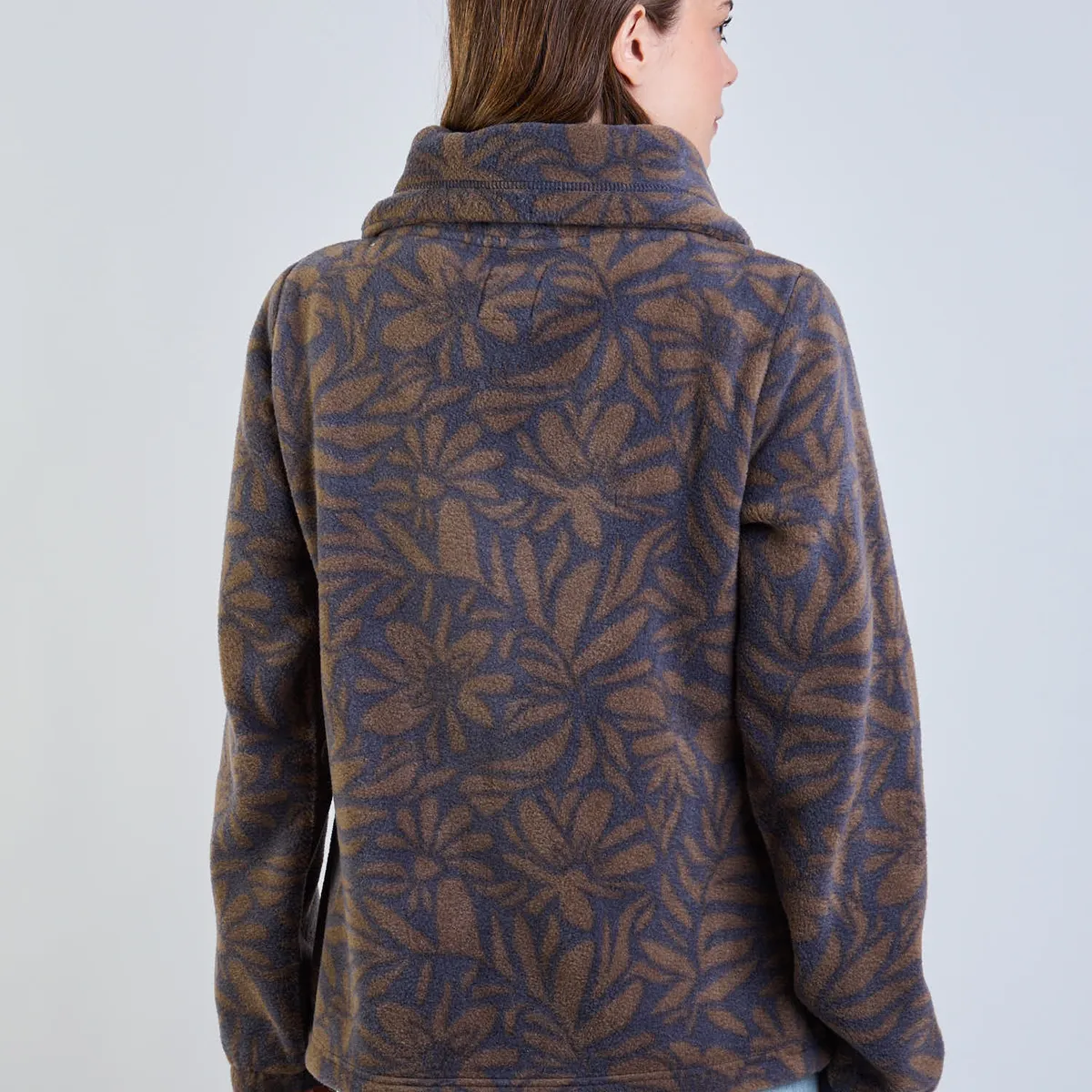 MAUI AND SONS - Poleron Polar Feather Gray Multicolor Mujer Maui And Sons