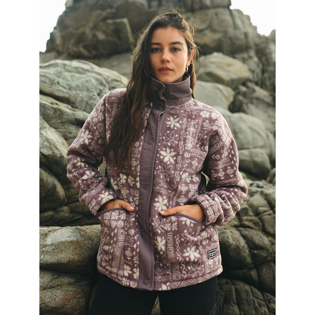MAUI AND SONS - Poleron Polar Moonbeam Multicolor Mujer Maui And Sons