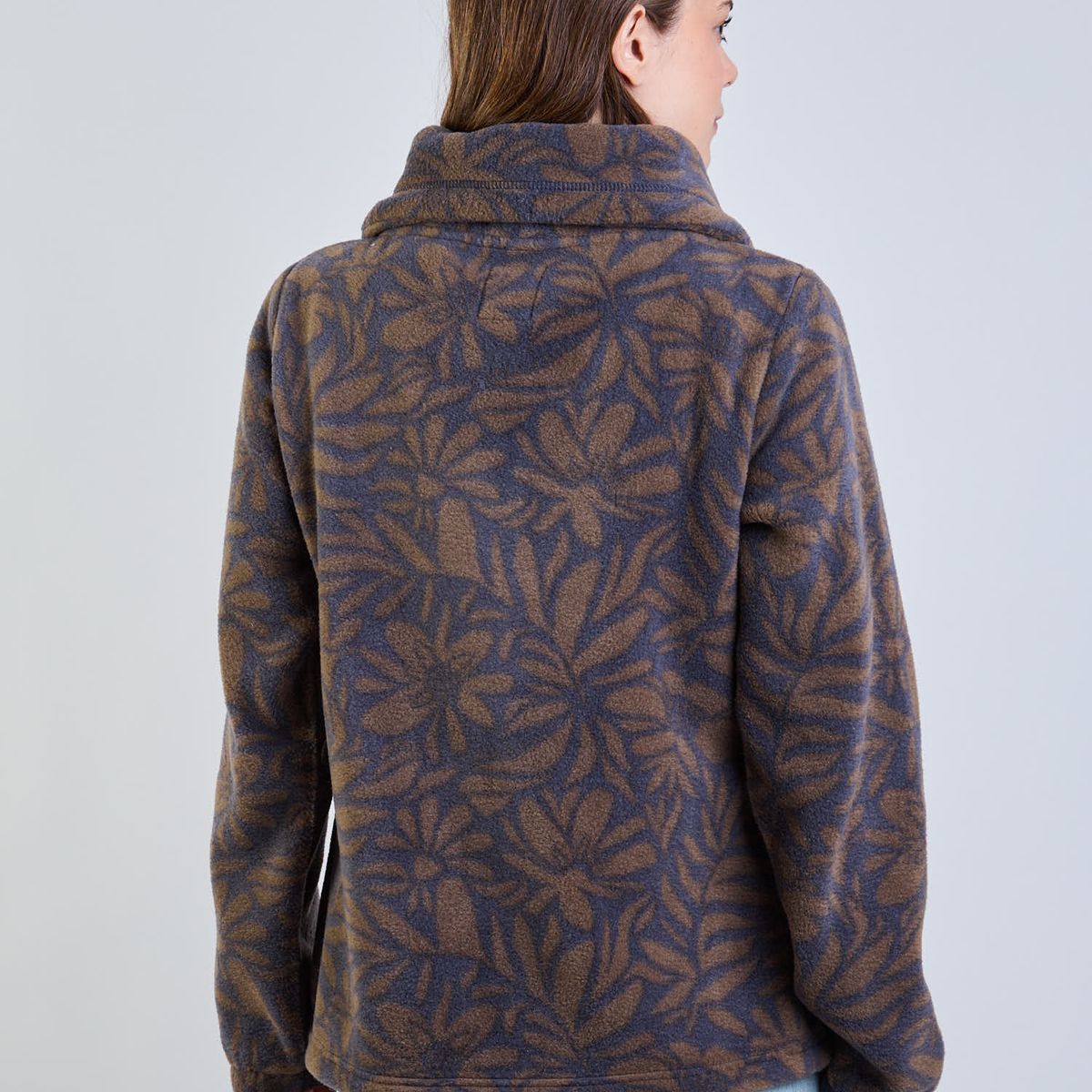 MAUI AND SONS - Poleron Polar Feather Gray Multicolor Mujer Maui And Sons