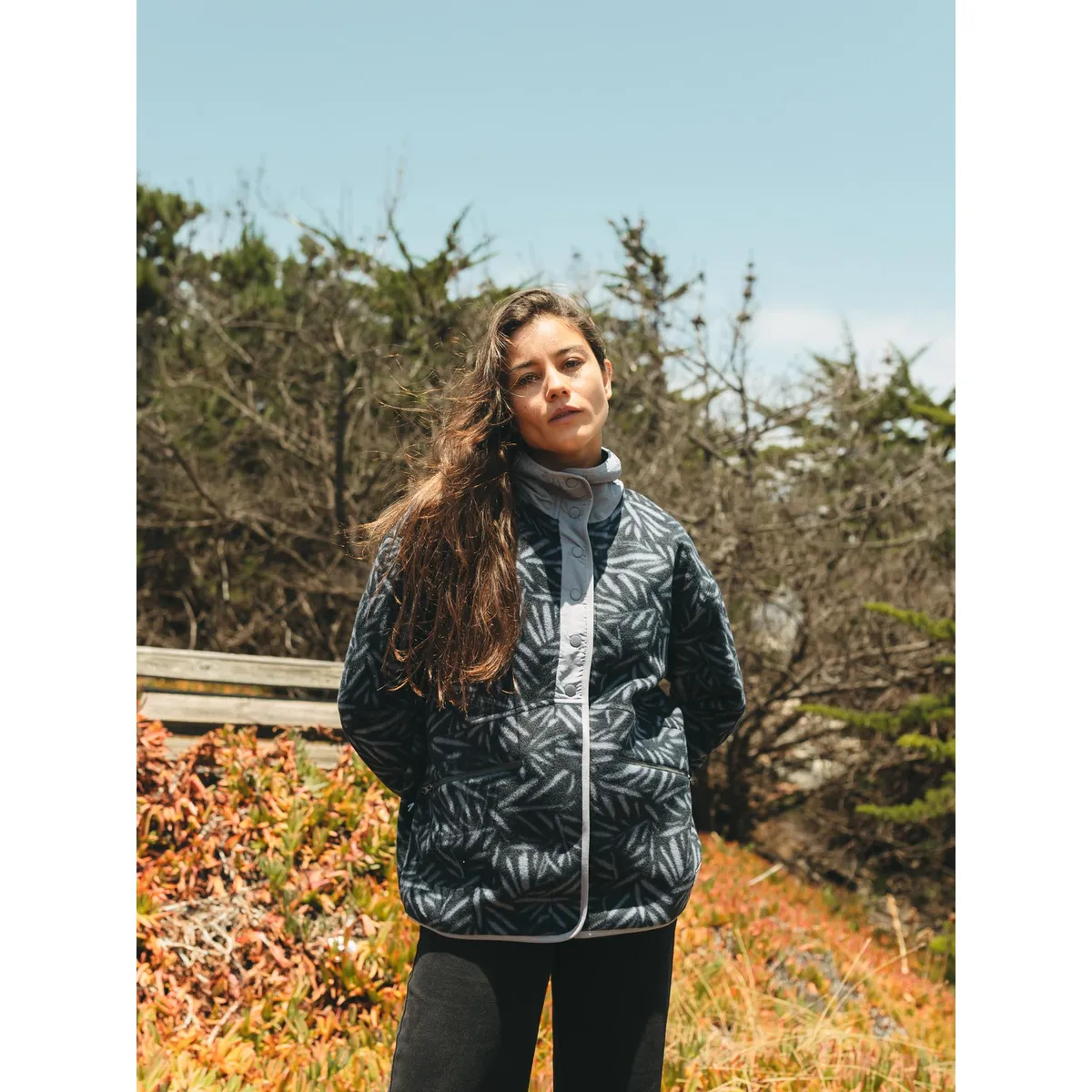 MAUI AND SONS - Poleron Polar Cinder Multicolor Mujer Maui And Sons