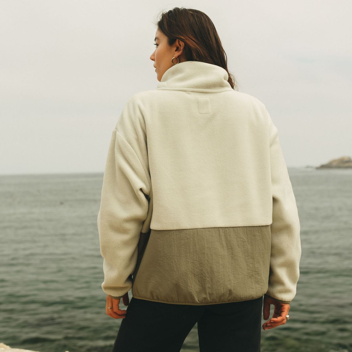 MAUI AND SONS - Poleron Polar Frost Beige Mujer Maui And Sons