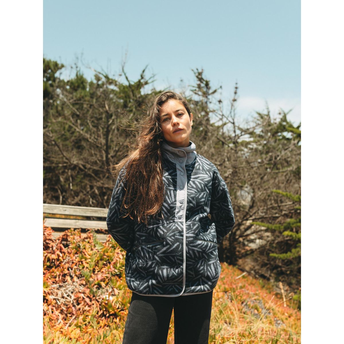 MAUI AND SONS - Poleron Polar Cinder Multicolor Mujer Maui And Sons