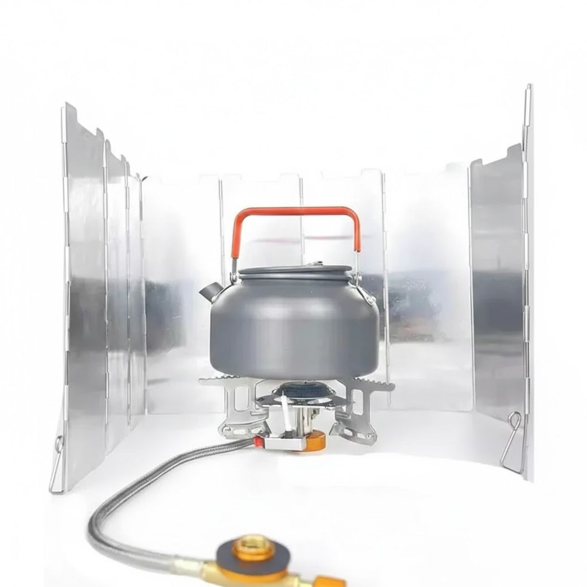 GENERICO - 10 Placas Contra Viento Plegables Parabrisas Cocina Camping