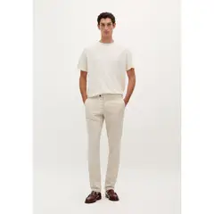 SCALPERS - PANTALÓN DE TRAJE LINO