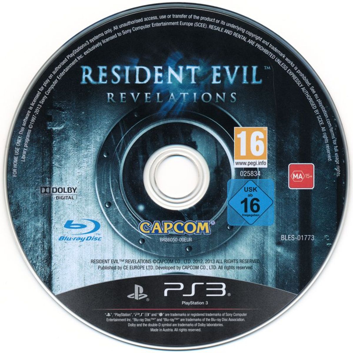SONY - RESIDENT EVIL REVELATIONS - PS3
