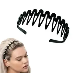 GENERICO - Cintillo para el cabello de dientes grandes