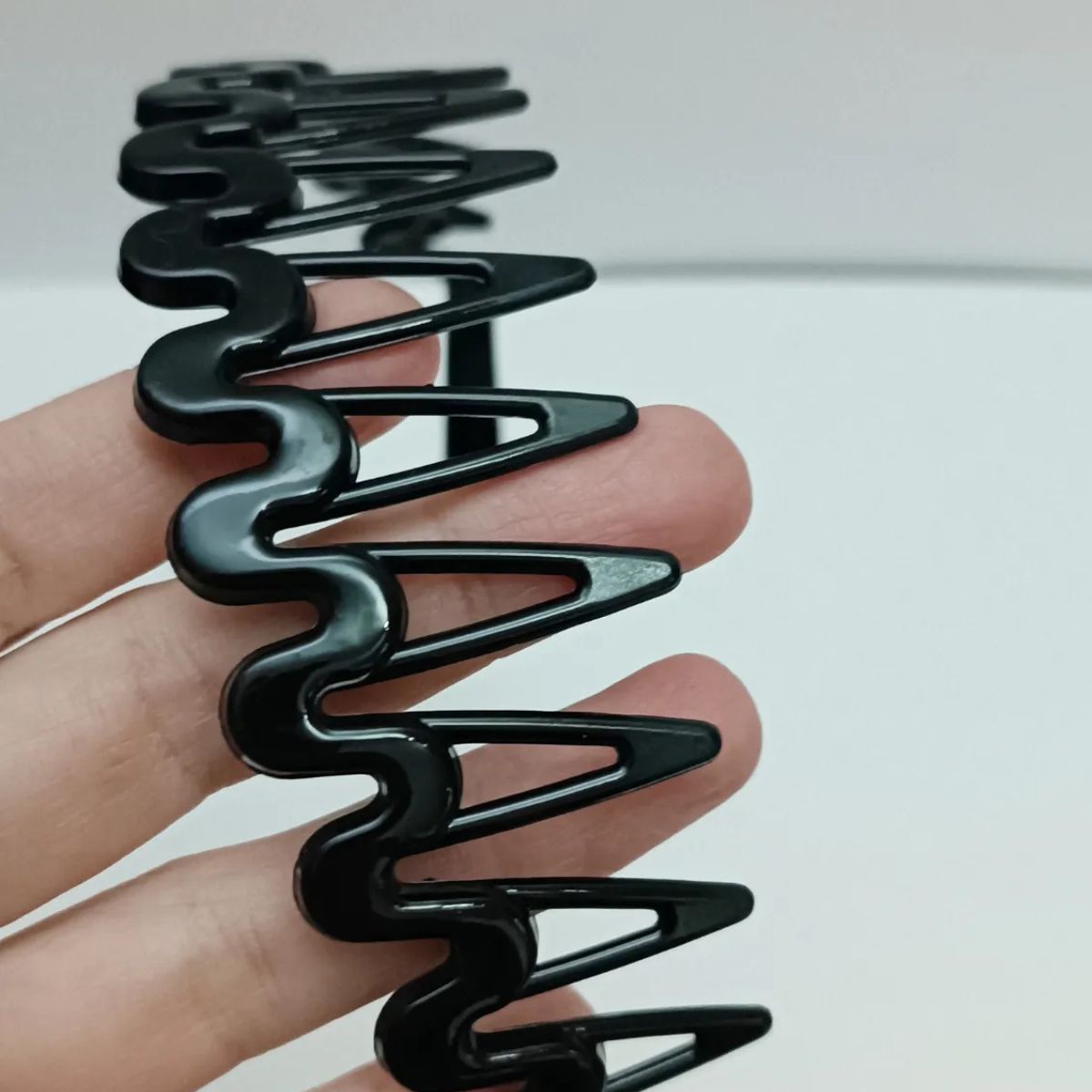GENERICO - Cintillo para el cabello de dientes grandes