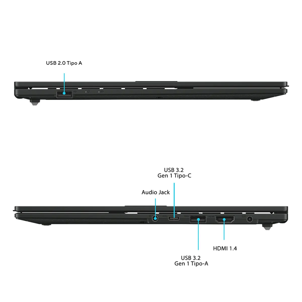 ASUS - Notebook ASUS Vivobook Go 15 AMD Ryzen 5 8GB RAM 512GB SSD 15.6"