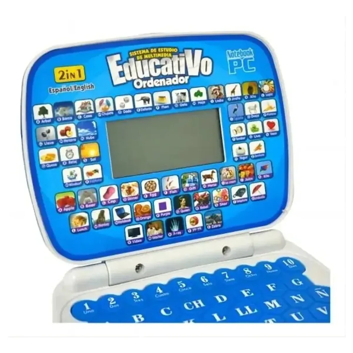 GENERICO - Mini Laptop Didactica Juguete Infantil Sonidos Letra Numero