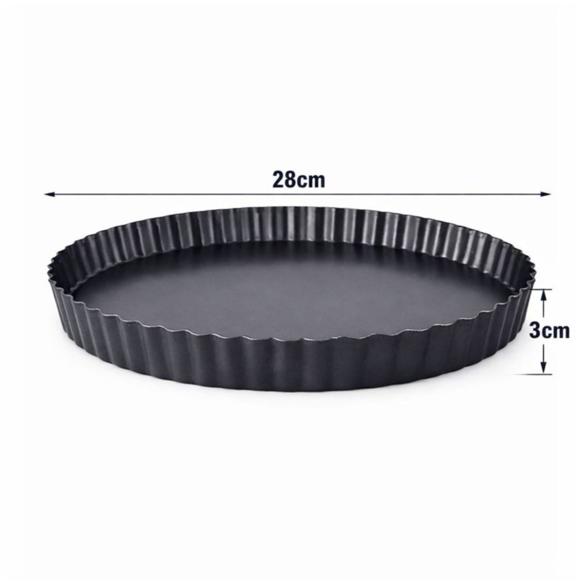 GENERICO - Molde Tartaleta Pie Desmotable 28cm