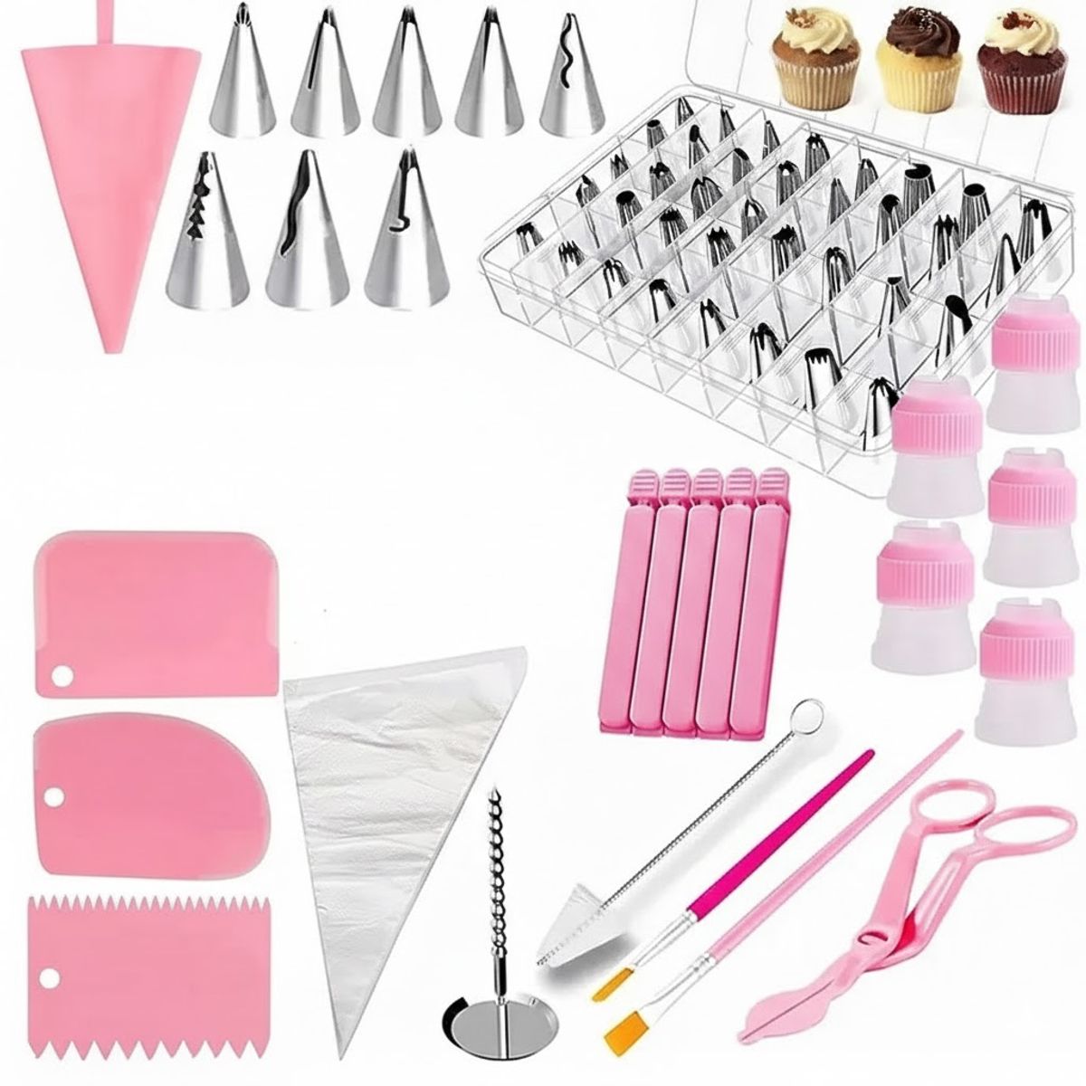 GENERICO - Boquillas De Decoración Set 83 Pcs