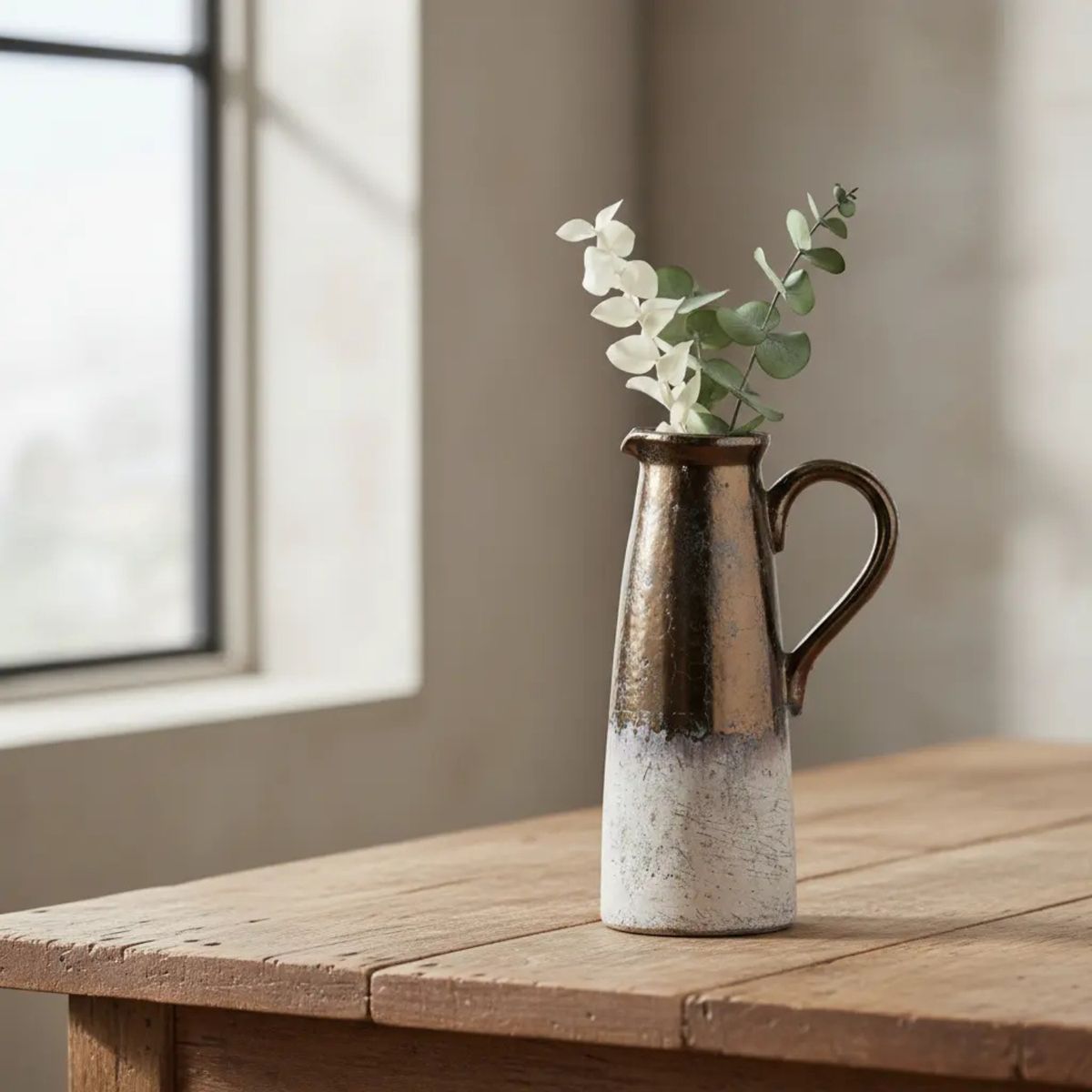 ANTICO HOME - Jarron Asa Ceramica M Copihue Antico Home.