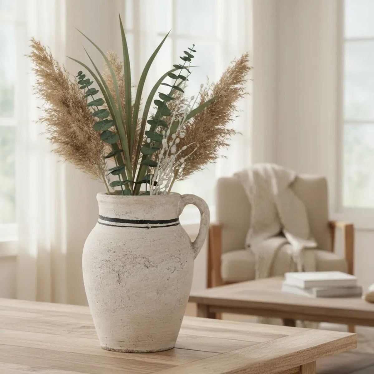 ANTICO HOME - Jarron Ceramico Asas Terracota L Orbea Antico Home