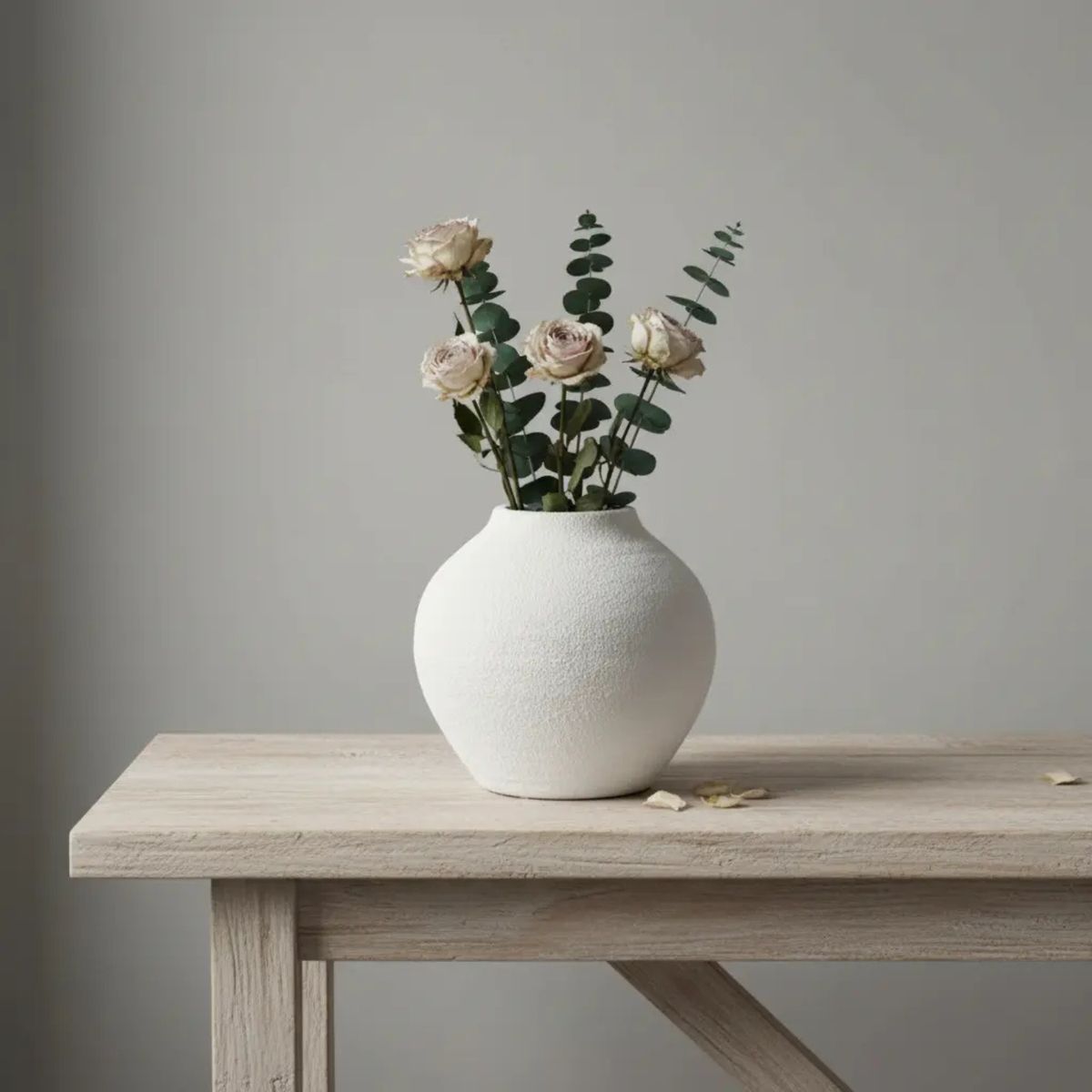 ANTICO HOME - Jarron de Ceramica con Relieve L Mosqueta Antico Home