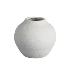 ANTICO HOME - Jarron de Ceramica con Relieve L Mosqueta