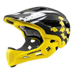 LUBABYCAS - Casco Integral Infantil Niños 2 En 1 Ajustable GT