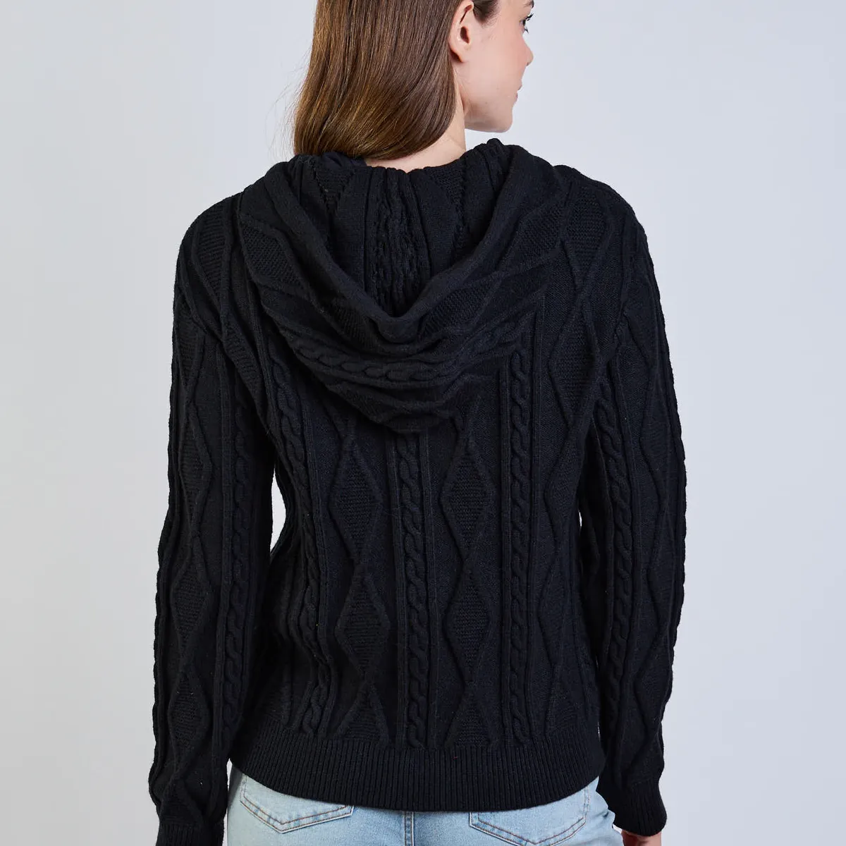 MAUI AND SONS - Sweater Ignis Negro Mujer Maui And Sons